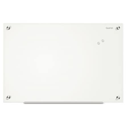 Quartet Mfg Quartet Mfg G3624W Infinity Magnetic Glass Marker Board; 36 x 24; White G3624W